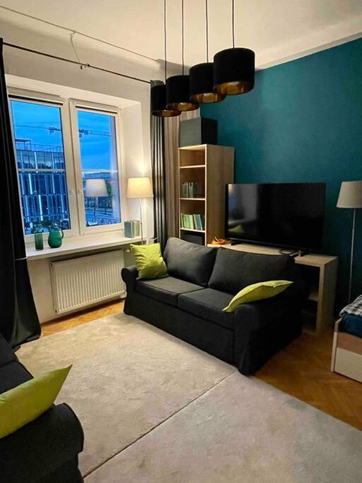 Apartamento Super Square Metro X2 Fast Wifi 55'Tv Netflix Hbo Appletv+ Amazontv Varsovia Exterior foto